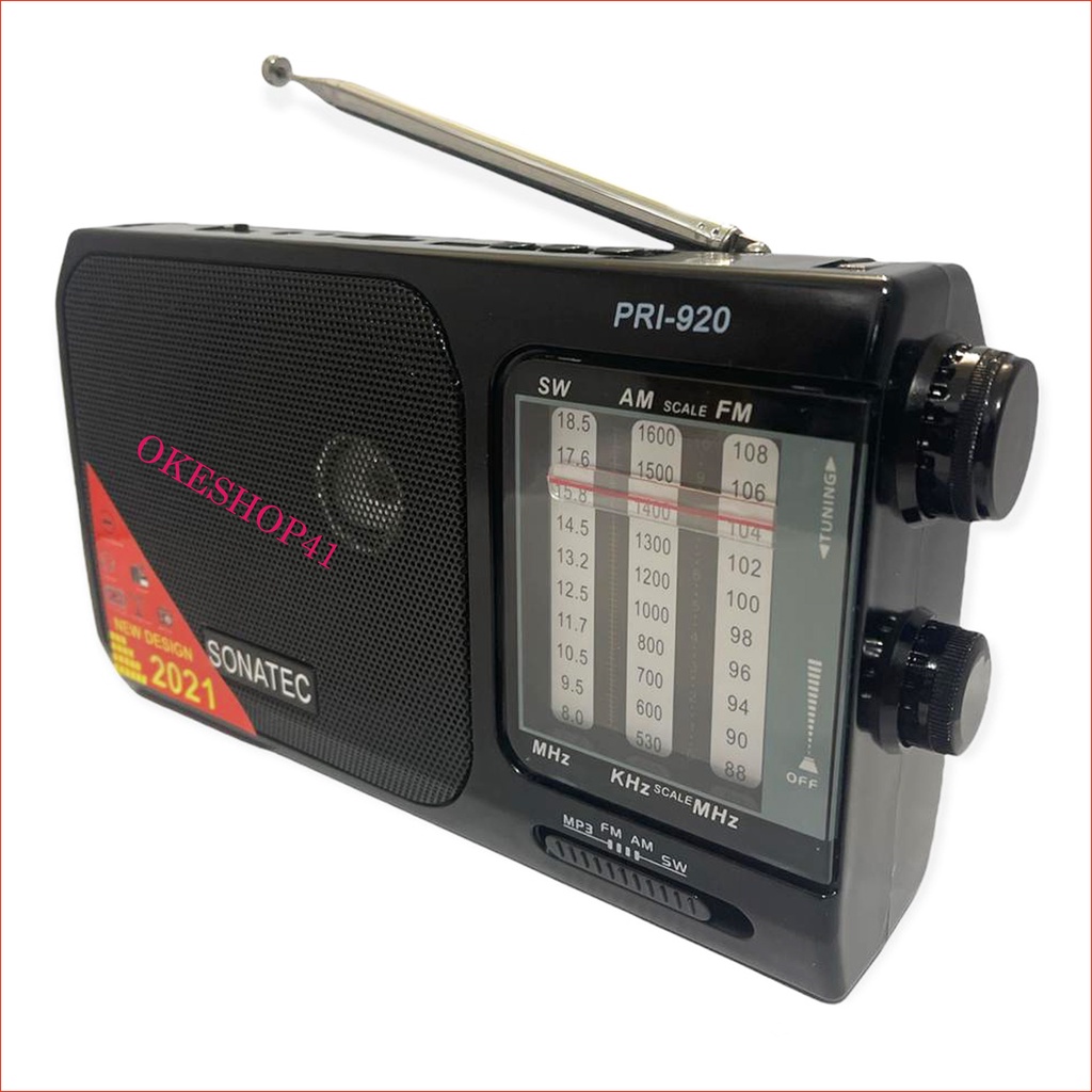 Sonatec PRI-920 Radio Portable Am Fm