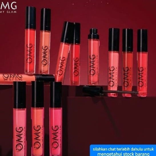 OMG OH MY GLAM MATTE KISS LIP CREAM LIP STICK / STIK LIP COLOR MAKE UP