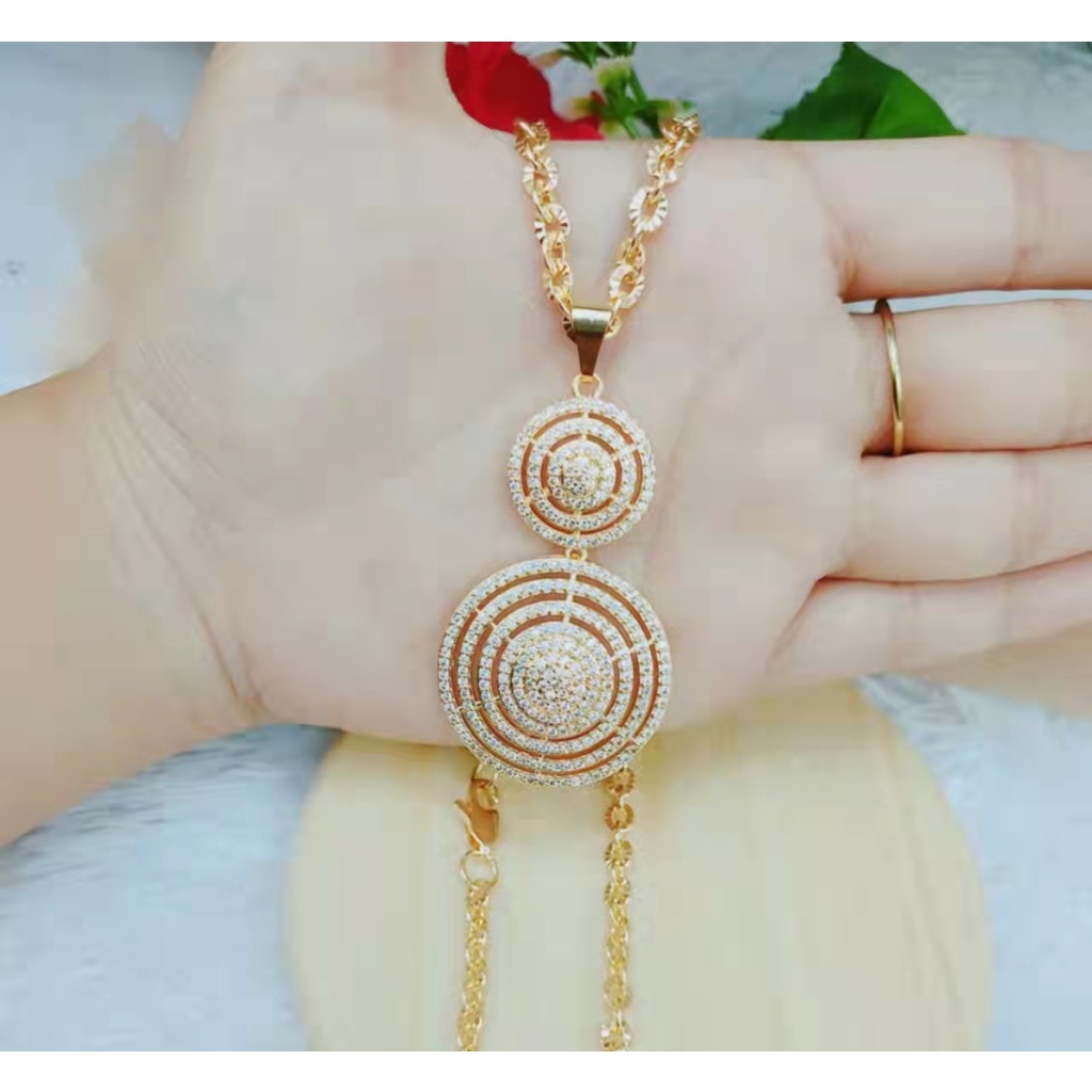 Kalung Xuping Mata Full Lapis Emas Perhiasan Wanita Jewellery L33