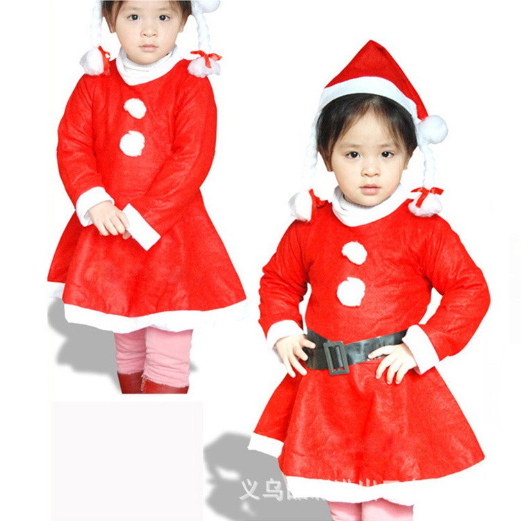 CSK full set kostum santa claus flanel costume natal anak christmas oldman cosplay xmass