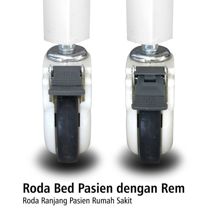 Roda Bed Pasien Dengan Rem Onemed OJ2