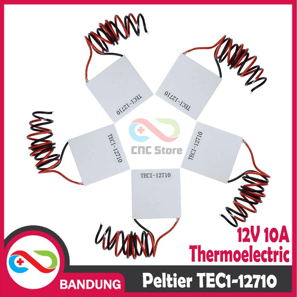 PELTIER TEC-12710 TEC1 12710 THERMOELECTRIC DC 12V 10A PANAS DINGIN