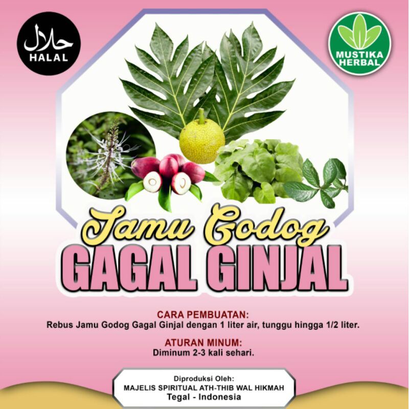 

jamu godok/rebus gagal ginjal