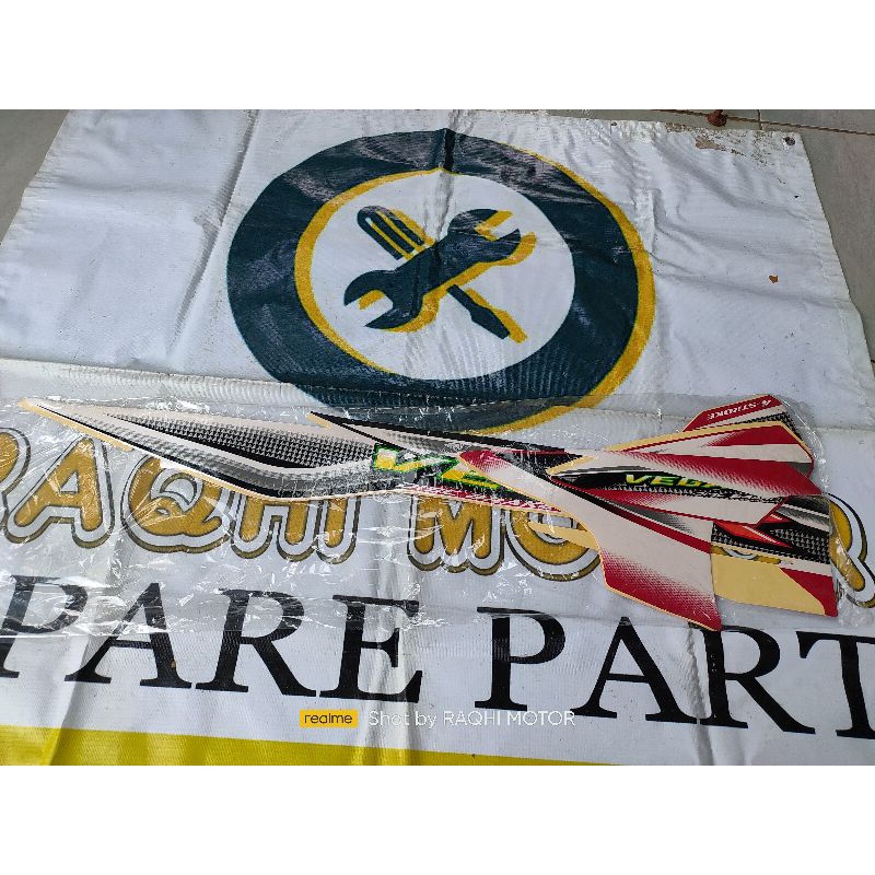 Striping vega r lama / vega lama / vega r - warna merah