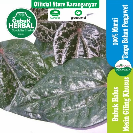 

BUBUK DAUN SIRIH MERAH 250 gr - Piper Ornatum - HALUS - ASLI - TANPA CAMPURAN