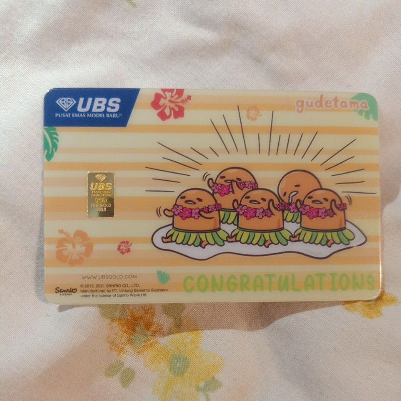 HAMPERS UBS 0.5 EDISI GUDETAMA CONGRATULATIONS SPESIAL DISNEY FREE POUCH/ZIPLOCK