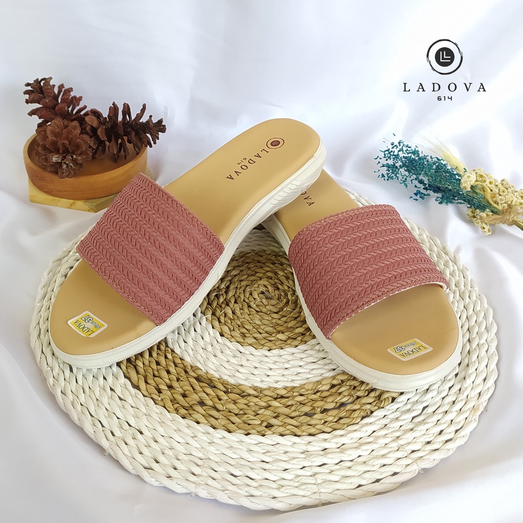SANDAL SLOP RAJUT WANITA DIXIE DISTRO ORIGINAL LADOVA / SANDAL SELOP WANITA RAJUT TERBARU-2