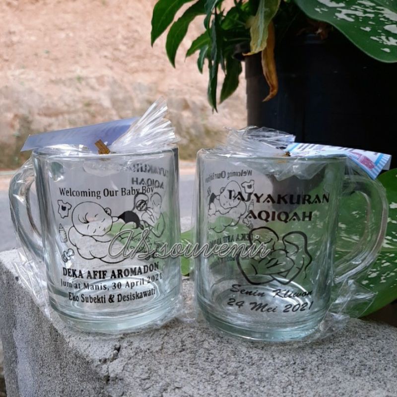 SOUVENIR GELAS CANTEL GELAS BENING SOUVENIR GELAS CUSTOM