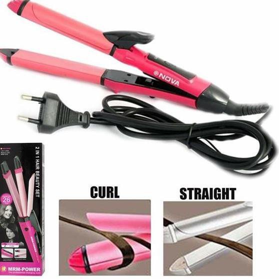 CATOKAN INOVA 2IN1 HAIR BEAUTY SET NHC-2009 STRAIGH - CURLY