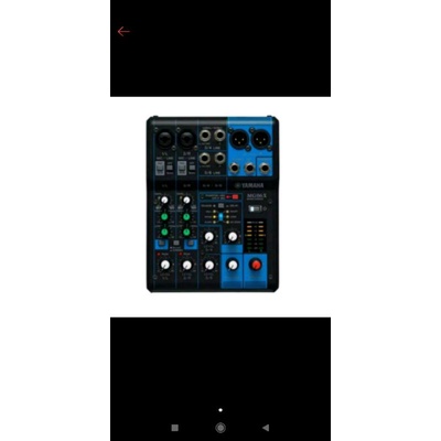 YAMAHA MG06 X  Mixer Yamaha MG06X  6 Channel MG06