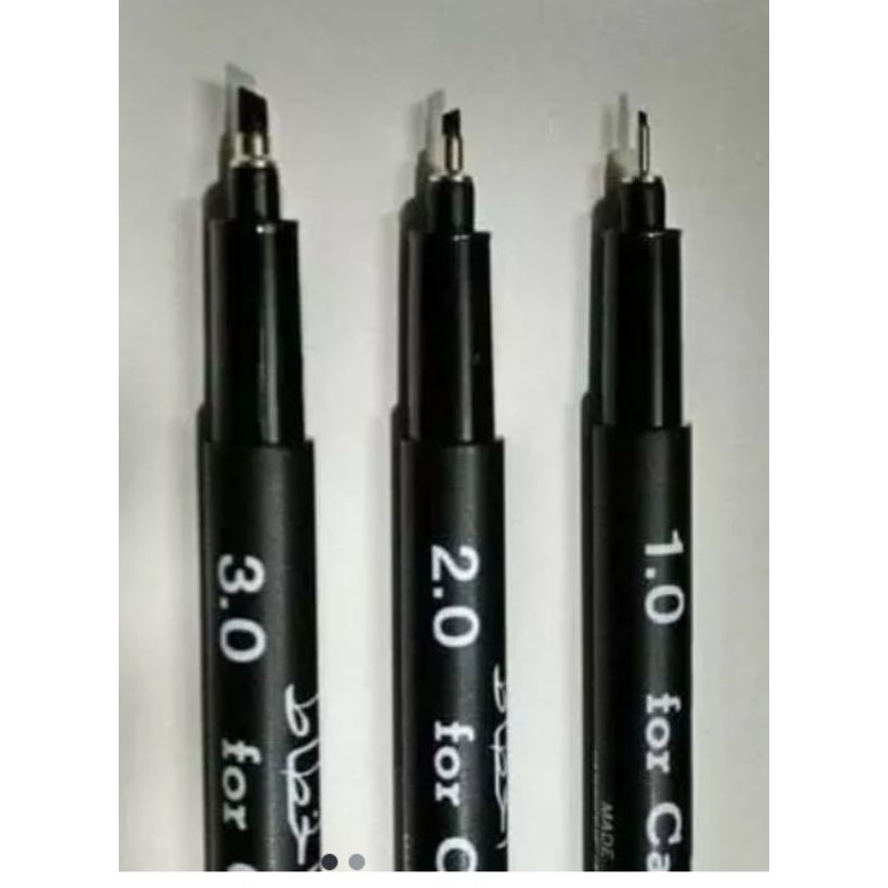 

pena kaligrafi snowman