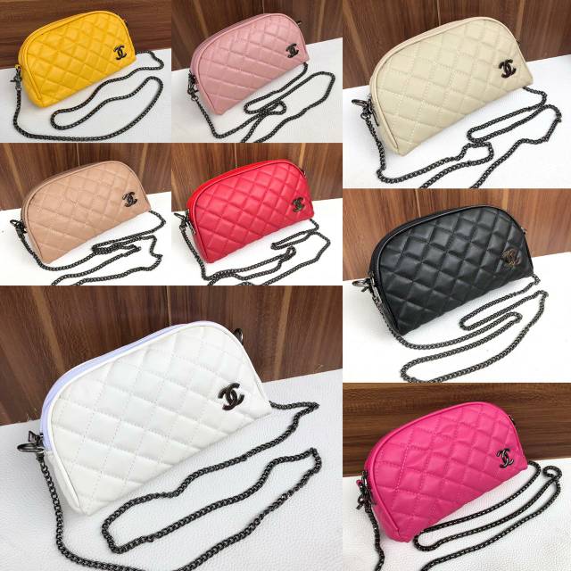 PROMO TERMURAH TAS CHANEL SLEMPANG 2 RUANG, CHANEL MINI SLEMPANG TAS MURAH IMPORT