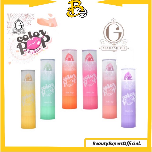 ⭐️ Beauty Expert ⭐️ Madame Gie Color Pop Lip Balm - MakeUp Lip Care