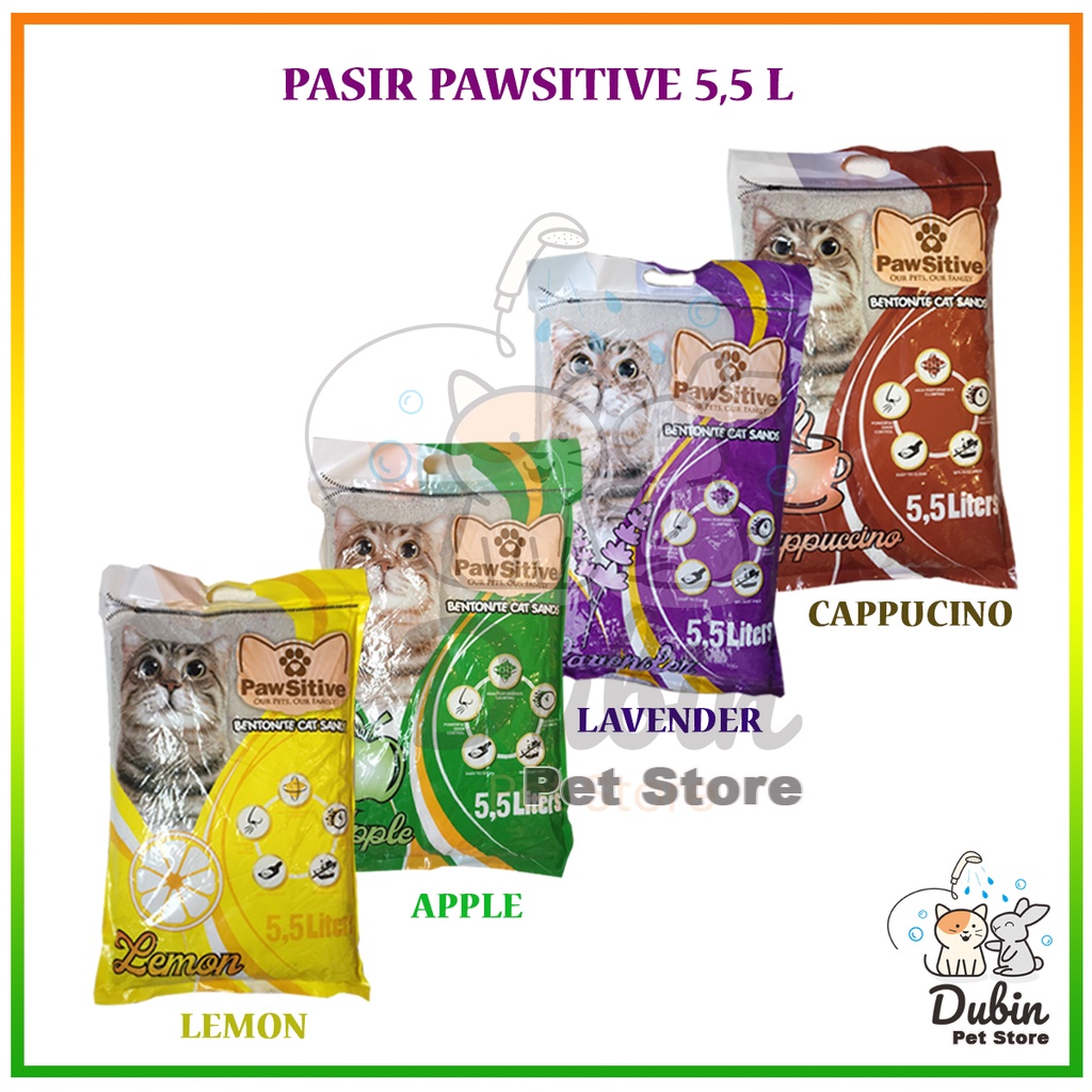 Jual CARGO-Pasir Kucing Pawsitive 5,5 Liter - Pasir Kucing Gumpal 5