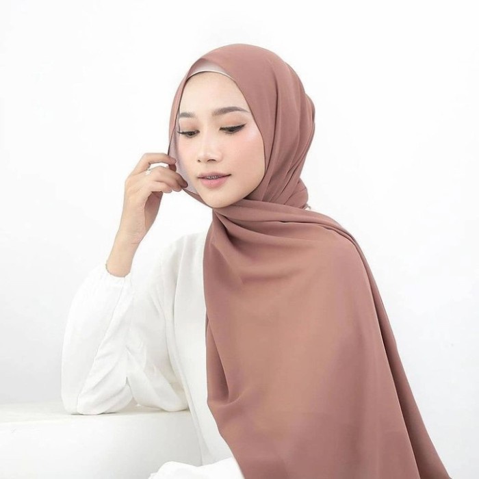 PASHMINA- HIJAB PASHMINA/PASHMINA CERUTY BABYDOLL PREMIUM/PASMINA DA'ALUS COD - PAPPER MINT, 185×75