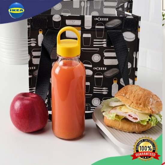 Botol Minum jar set Botol Air Minum Bening Berpenutup Kuning Cantik Ukuran 500ml FORMS Botol air, ka