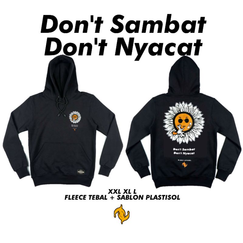 Jaket Hoodie Bunga Matahari Dont Sambat | Kaos Racing | Kaos Cb | Kaos Panjang Umur Untuk Semua Hal 