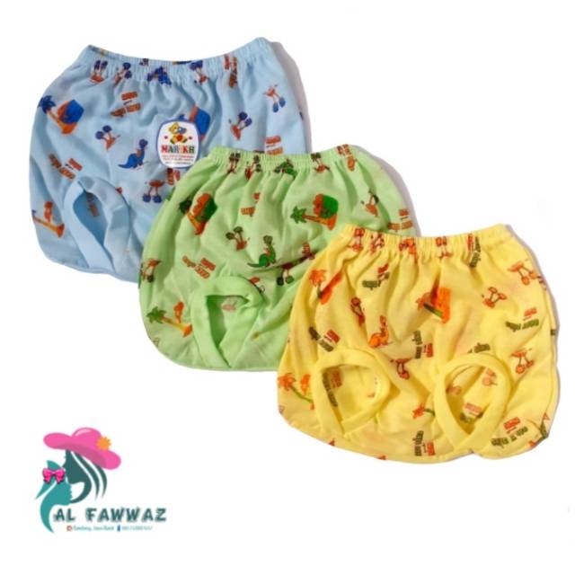 Celana bayi pop motif