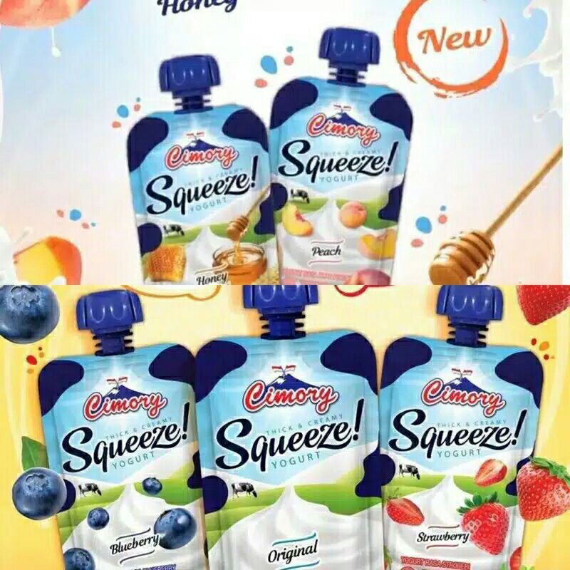 

CIMORY SQUEEZE YOGURT 120g ALL VARIAN/PCS