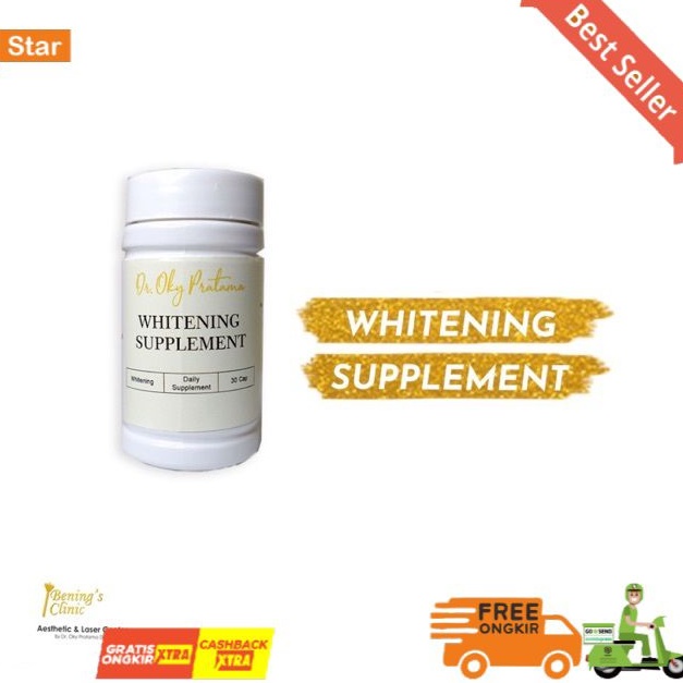 Whitening Supplement White Bening Skincare Optime perawatan wajah by Benings Clinic dr oky pratama