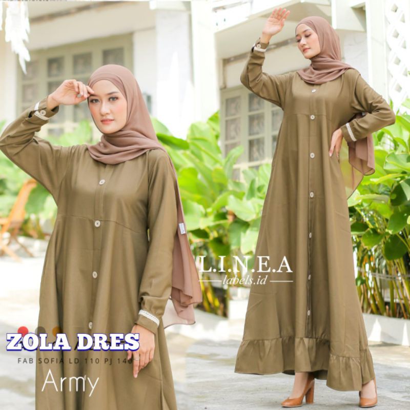 zola dress ori linea label