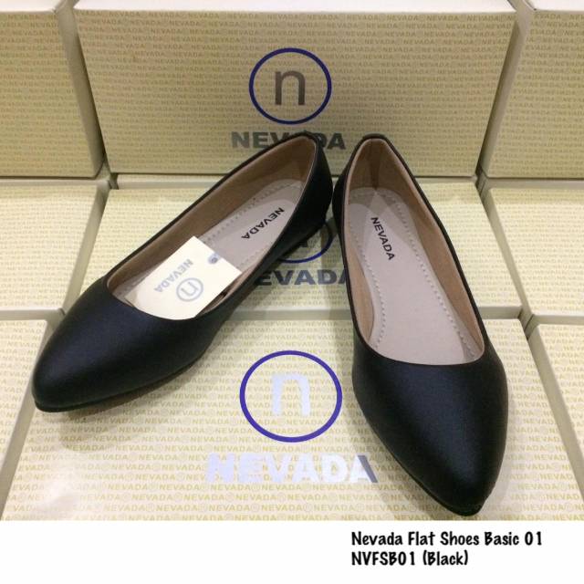 Sepatu Nevada  Flat Shoes  Basic 01 Shopee Indonesia