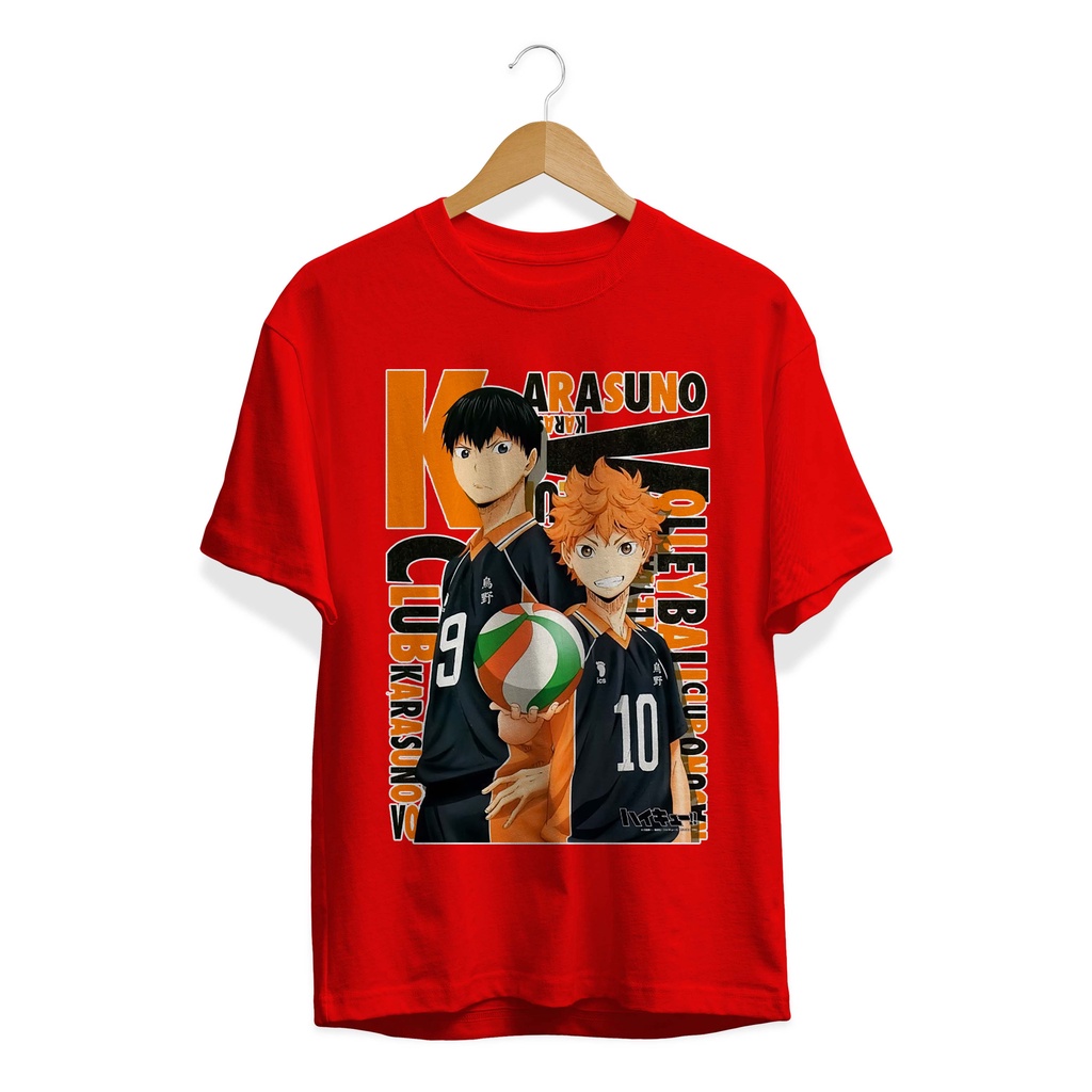 BAJU  KAOS DISTRO TERBARU ANIME  HAIKYU KAGEYAMA HINATA / ANIME JAPAN PREMIUM