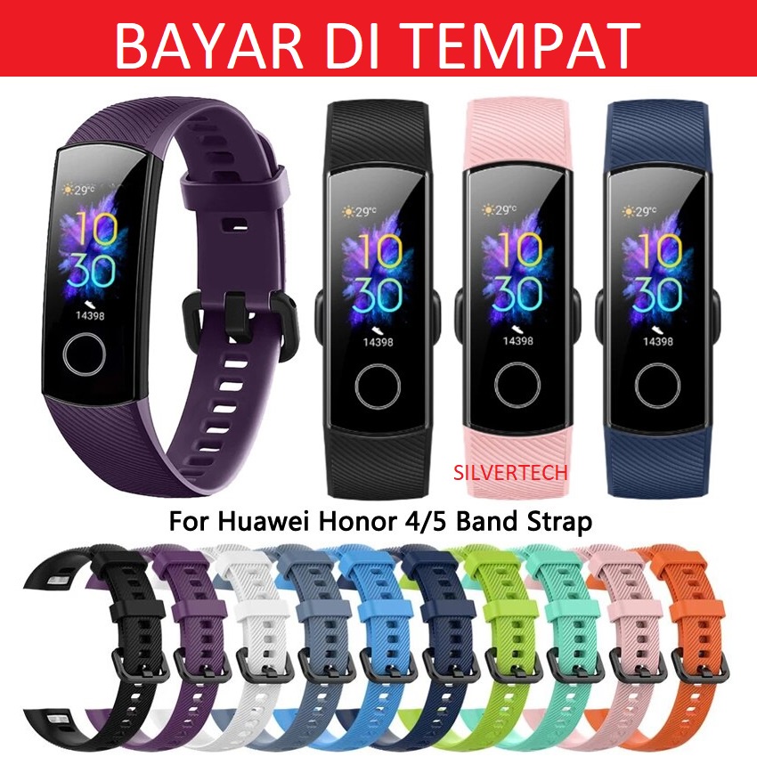 Silvertech Strap untuk honor band 4 / 5  / Tali jam tangan  Honor Band 4 / band 5