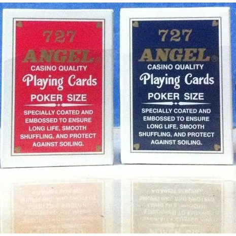 [1 Deck] Kartu Remi Angel 727 Kartu Poker Playing Cards - Random Colour