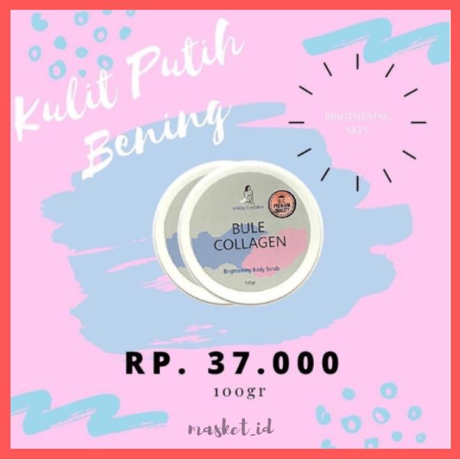 [Ready] Bule Collagen Whitening Body Cream / Bule Collagen Body Scrub / Scrub Bule Collagen BPOM