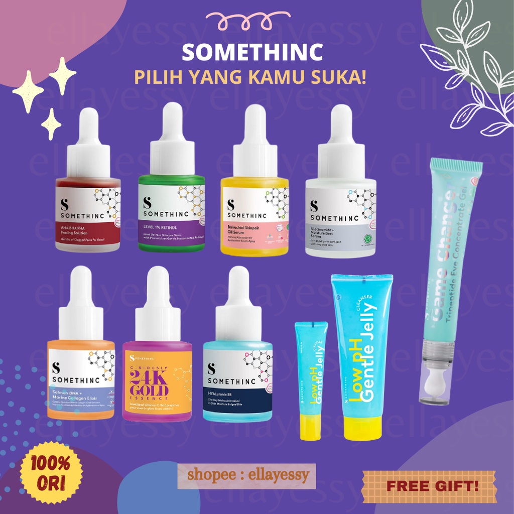 Somethinc Serum Series [Niacinamide 5%/HYAluronic/Bakuchiol/AHA BHA PHA/Salmon/Retinol 1%/24K Gold]