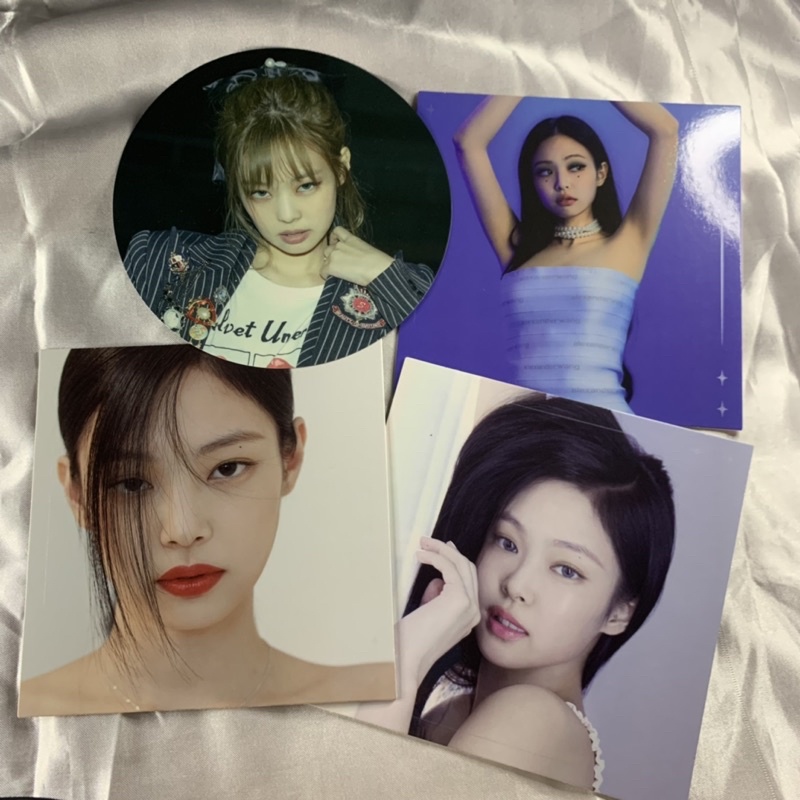 Blackpink Jennie Postcard Circle Card Unique PC - Sharing jp bp japan merch album the album sharing 