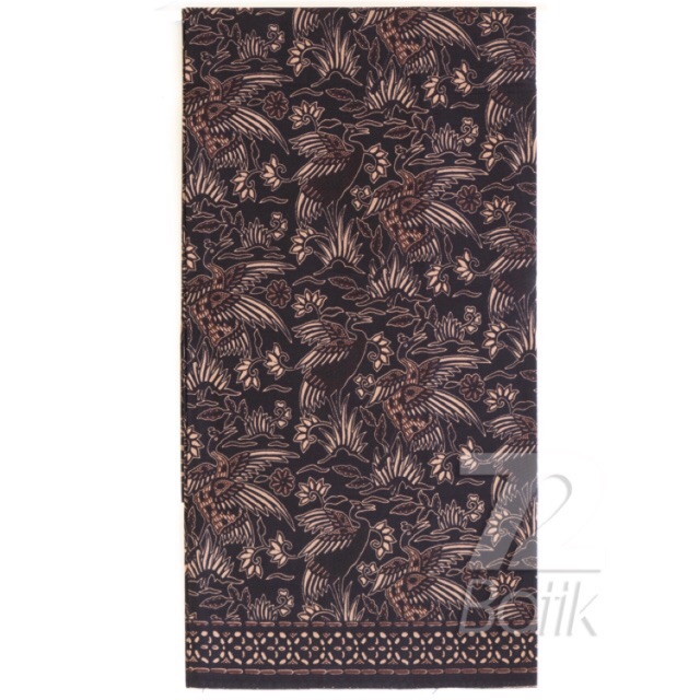 BAHAN BATIK PREMIUM Katun Motif Bangau Two Tone Pagi Sore Warna Hitam Item Black 722155 Cap 72 Jarik Jarit Samping Kebat Panjang Batik Katun Modern Premium Bahan Seragam Batik Pernikahan Kantor Keluarga Murah Kamen Jadi Batik Bali Lembaran