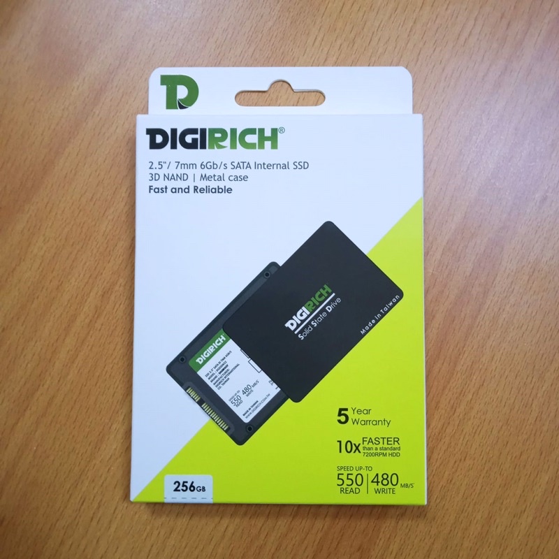 SSD SATA III DIGIRICH BODY METAL GARANSI 5TAHUN 128 GB