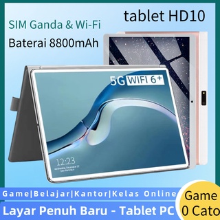 2022NEW HD11 Tablet Galaxy LITE 10inch 12 core+512GB ROM  Super Cerdas, Halus Gaming, Belajar Merek Baru  Tablet Pintar