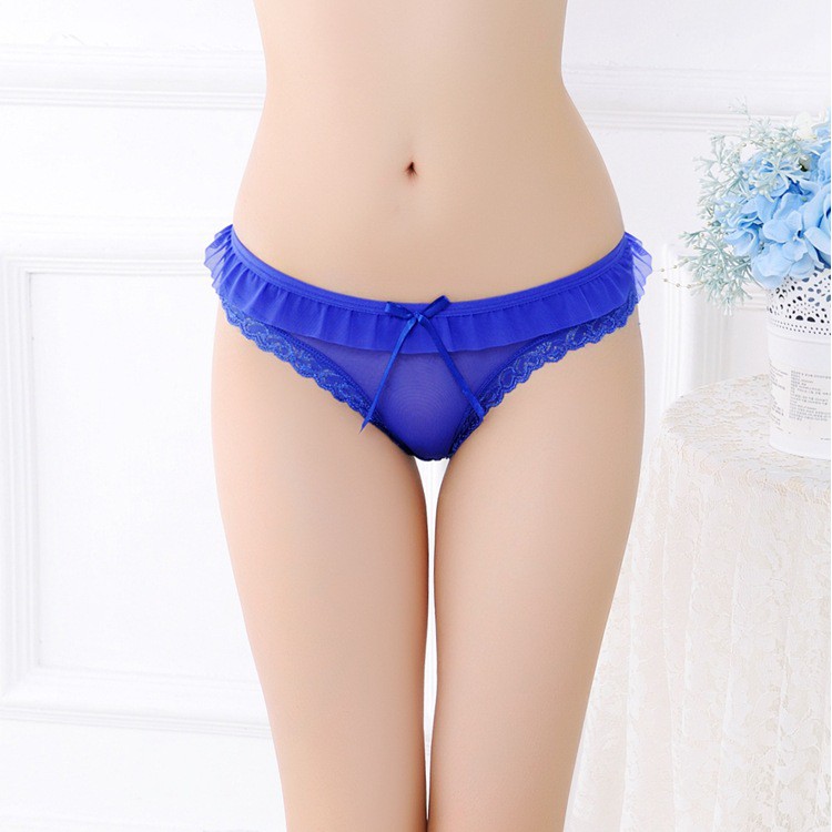 Sexy G String Low Waist Celana Dalam Wanita Transparan Thong c157