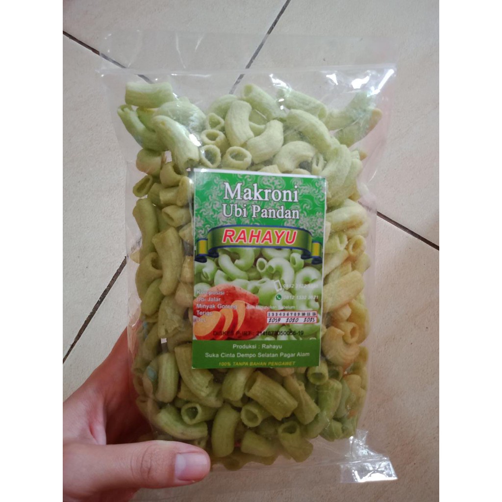 

Makaroni Ubi Pandan Rahayu