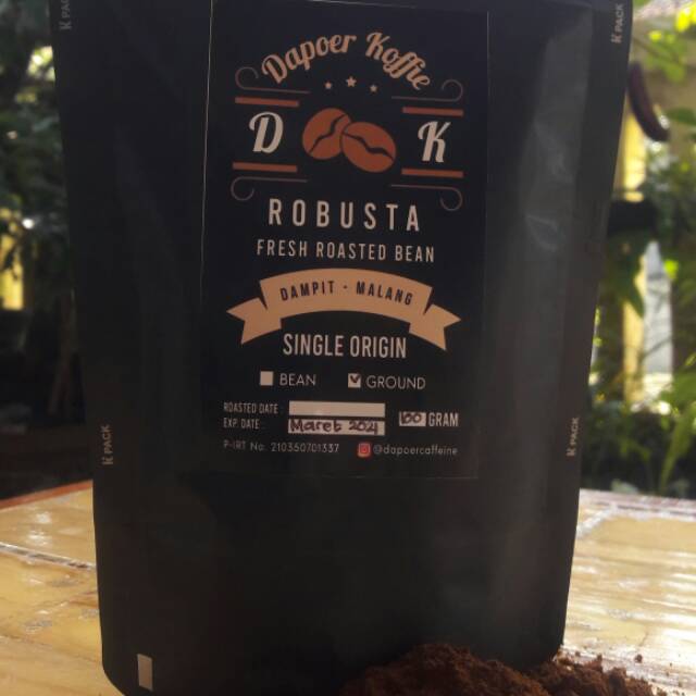 

Kopi Robusta Dampit Ground