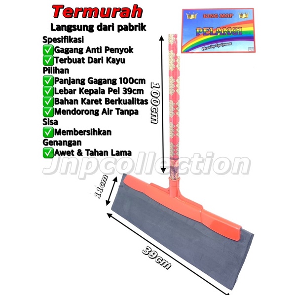 Serokan Air Lantai Karet Wiper Lantai