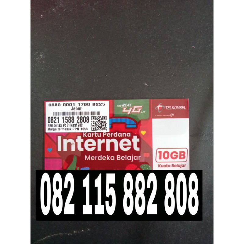 nomer cantik nomor kartu perdana Telkomsel simpati 821 211 115 2115 1588 158 588 8828 828 2808 808