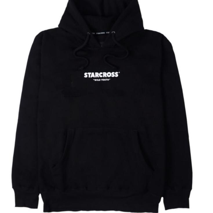 Bagus Dipakai.. Starcross Hoodie Sweater Hitam - Wild Youth / Jaket Pria / Hoodie Pria