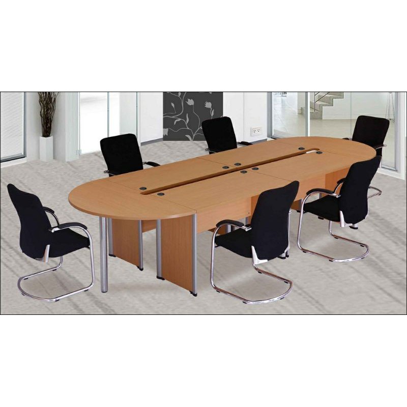 Meja Rapat Meja Meeting INDACHI 460x160x75 cm Molek Furniture