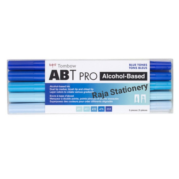 

TOMBOW ABT PRO BLUE TONES DUAL BRUSH PEN SET / SPIDOL WARNA