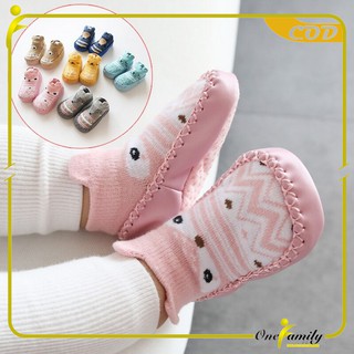 ONE-P3 Sepatu Anak Bayi - Baby Prewalker Shoes Socks Anti Slip Kaos Kaki Anak Bayi