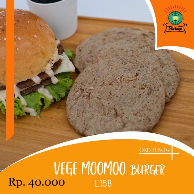 

MOOMOO BURGER (Ham slice) VEGETARIAN 500gr