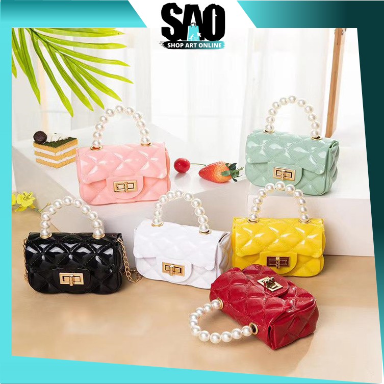 Sao T5032 Tas Selempang Mini Jelly Bag Mutiara Gaya Korea Tas Handbag Tas Fashion Korea Shopee Indonesia