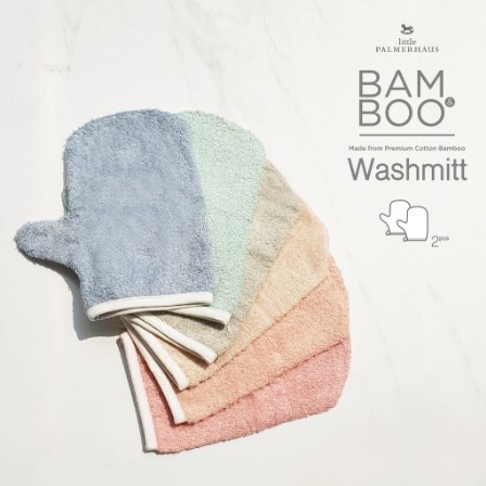 Little Palmerhaus Wash Mitt - Waslap Bayi 2 Pcs Bambo