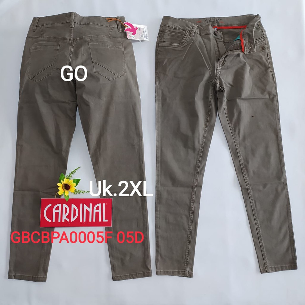 gof 2XL CELANA JEANS CARDINAL Casual Katun Pensil Skinny Fit Celana Panjang Jeans Perempuan