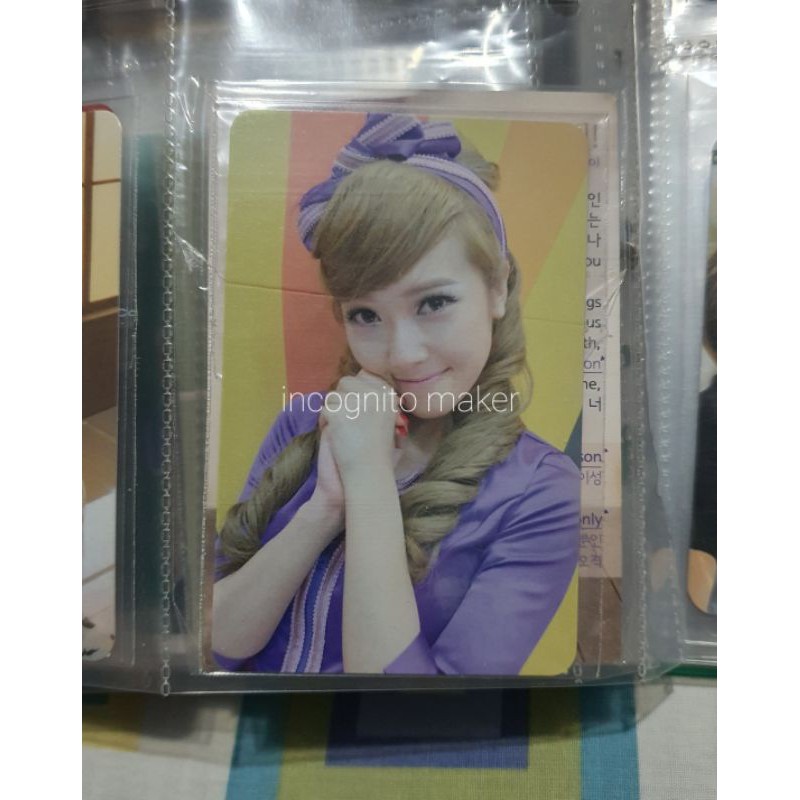 JESSICA SICA HOOT PC SNSD GIRLS' GENERATION PHOTOCARD