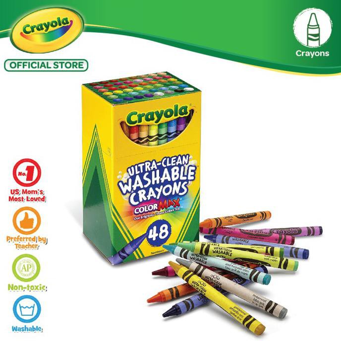 

Terbaru Crayola Ultra Clean Washable Crayon - 48 Color